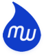 mw logo droplet blue