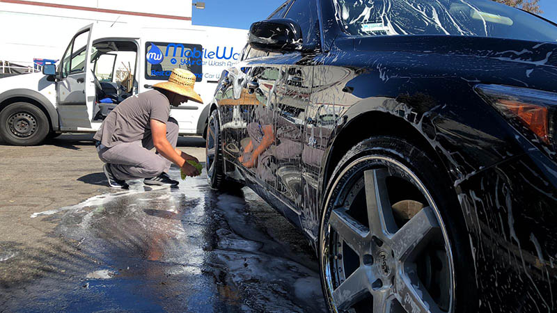 a mobile car wash